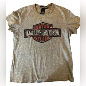 Harley-Davidson Beige Short Sleeve Tee